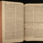 1737 Medicine & Surgery Lazare Riviere + Weinhart Anatomy Pathology HUGE FOLIO