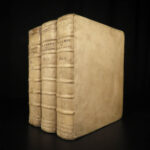 1724 Friedrich Lampe Cocceian Pietism BIBLE & Commentary on John 3v Vellum SET