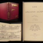 1894 Ancient EGYPT 1st ed Pharoah Hieroglyphics Pyramids Mummy Illustrated Erman