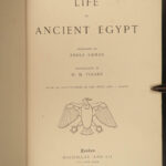 1894 Ancient EGYPT 1st ed Pharoah Hieroglyphics Pyramids Mummy Illustrated Erman