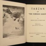 1947 1st ed TARZAN and The Foreign Legion Edgar Rice Burroughs World War II Japan