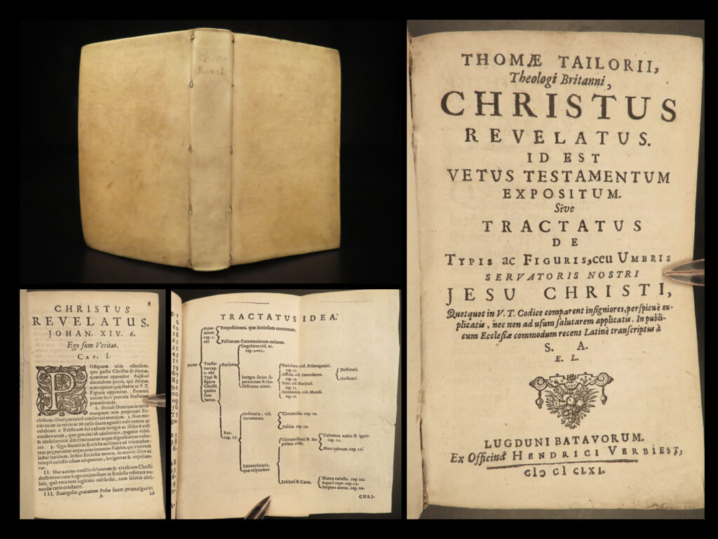 1661 puritan thomas taylor jesus christ revealed calvin bible calvinism rare | thomas taylor was an early 17<sup>th</sup>-century calvinist preacher who was known to have spent much of his ministerial career attacking catholic and separatist views. One of his final works was <em>‘christ revealed</em>’ – an exposition of old and new testament scriptures which reveal jesus christ.