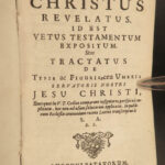 1661 Puritan Thomas Taylor Jesus Christ Revealed Calvin Bible Calvinism RARE