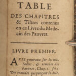 1678 Medicine & SURGERY for the Poor Paul Dube Cures Healing SCURVY Remedies