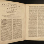 1593 1ed Jewish Antiquities Spanish Montano Bible Commentary Hebrew Jews Judaica