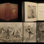 1890 1ed Big Game Hunting of North America Deer Polar Bears Caribou Wolves Hunter