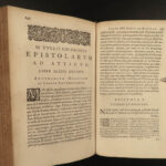 1684 CICERO Epistolae Familiarium Familiar Letters ROME Scholarly Orsini Lambin