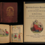 1869 Mother Goose’s Melodies Nursery Rhymes Children Jack and Jill Miss Muffett