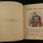 1869 Mother Goose’s Melodies Nursery Rhymes Children Jack and Jill Miss Muffett