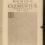 1673 Council of Trent Italian Jesuit Pallavicino Catholic Doctrine HUGE FOLIO