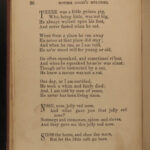 1869 Mother Goose’s Melodies Nursery Rhymes Children Jack and Jill Miss Muffett