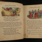 1869 Mother Goose’s Melodies Nursery Rhymes Children Jack and Jill Miss Muffett