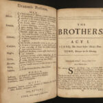 1694 TERENCE 1st ENGLISH ed Life & Comedies Greek Roman Plays Theatre Eachard