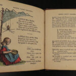 1869 Mother Goose’s Melodies Nursery Rhymes Children Jack and Jill Miss Muffett