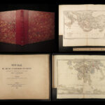 1830 Greek ATLAS Maps Travels of Anacharsis Greece Philosophy Persia Barthelemy