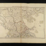 1830 Greek ATLAS Maps Travels of Anacharsis Greece Philosophy Persia Barthelemy