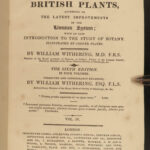 1818 BOTANY Linnaeus British Plants Withering Natural Science Flora 4v Botanical