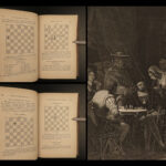 1859 Book of CHESS Rudiments Openings Gambit Analysis Strategy Games H.R. Agnel