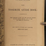 1874 Yosemite Guide Book California US National Park MAPS Redwood Forest RARE
