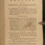 1778 ART of Drawing Painting Watercolor Illustrated Portraits Perspective RARE