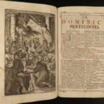 1781 HUGE Roman Catholic Missal Bible Prayers Liturgy Chant Music Kempten
