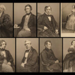 1859 HUGE Drawing Room 80 Portraits Gallery Spurgeon Stephenson Prince Alfred 2v
