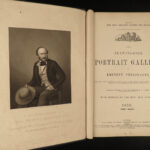 1859 HUGE Drawing Room 80 Portraits Gallery Spurgeon Stephenson Prince Alfred 2v