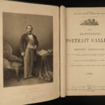 1859 HUGE Drawing Room 80 Portraits Gallery Spurgeon Stephenson Prince Alfred 2v