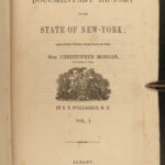 1849 1ed/1st History of Colonial NEW YORK 4v O’Callaghan Morgan Americana Maps