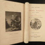 1857 Letters of Horace Walpole Noble English History Satire Horace Mann 9v