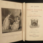 1857 Letters of Horace Walpole Noble English History Satire Horace Mann 9v