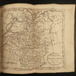 1792 Guthrie ATLAS & Geography 21 MAPS Illustrated Navigation America Asia India