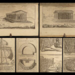 1775 Ancient GREECE Illustrated Greek Temples Olympic Games Homer Potter 2v SET