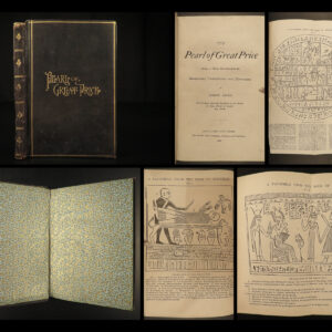 1888 Pearl of Great Price Joseph Smith Mormonism LDS Church Utah Book of Mormon