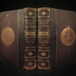 1885 1ed Civil War Memoirs of Union General Ulysses S. Grant MAPS 2v Leather Set