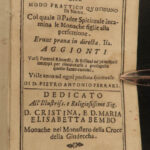 1671 Direttorio Monacale Monastics Monks Nuns Catholic Prayers Venice Ferrari