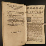 1671 Direttorio Monacale Monastics Monks Nuns Catholic Prayers Venice Ferrari