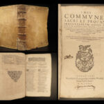 1581 FOLIO Loci Communes Medieval Greek Monk Melissa Orthodox Socrates Gessner