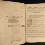 1581 FOLIO Loci Communes Medieval Greek Monk Melissa Orthodox Socrates Gessner