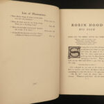 1903 1ed Robin Hood Merry Men Little John Friar Tuck Sheriff Nottingham Tappan