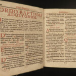 1719 RARE Catholic Demon EXORCISM Prayers Passau Ritual Bavarian Missal Bavaria