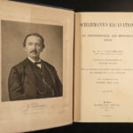 1891 1ed Schliemann Excavations Archaeology Mycenae Agamemnon Troy Hissarlik