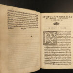 1548 Italian Renaissance Letters Pliny Petrarch Mirandola Ferrari Lodovico Dolce