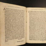 1548 Italian Renaissance Letters Pliny Petrarch Mirandola Ferrari Lodovico Dolce