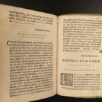 1548 Italian Renaissance Letters Pliny Petrarch Mirandola Ferrari Lodovico Dolce