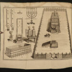 1696 BIBLE MAPS Holy Land Jewish Temple ART Lamy Jerusalem Israel Judaica Jews