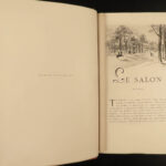 1891 1ed Famous French ART The Salon Steel Engravings Paintings Beaux-Arts HUGE