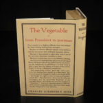 1923 F Scott Fitzgerald 1ed The Vegetable From President to Postman Comedy Play