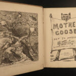 1871 1ed Mother Goose Set to Music Humpty Dumpty Twinkle Little Star Jack n Jill