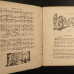 1871 1ed Mother Goose Set to Music Humpty Dumpty Twinkle Little Star Jack n Jill